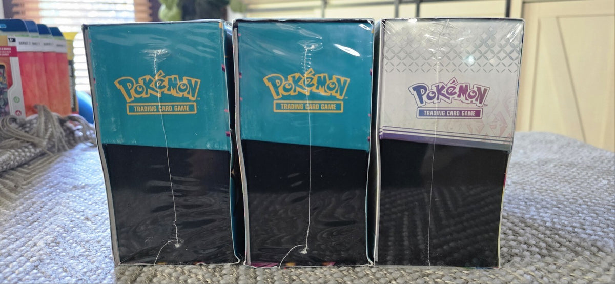 Pokémon TCG Prismatic Evolutions + Ascended Elite Trainer Box ETB Lot of 3