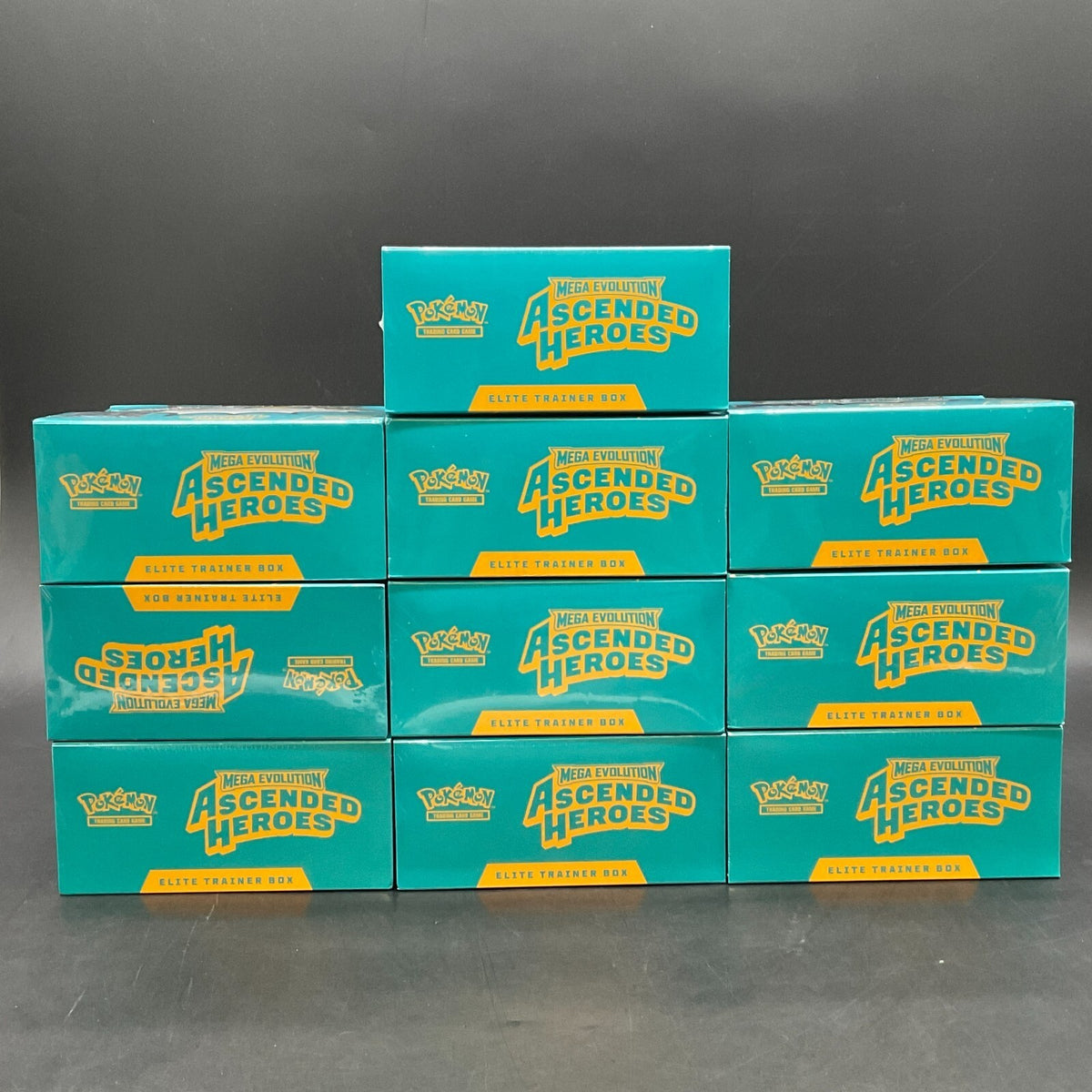 Lot of (10) Pokemon TCG Ascended Heroes ME02.5 Elite Trainer Boxes SEALED ETB