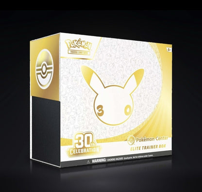 ** Pokemon Center 30th Anniversary ETB Elite Trainer Box