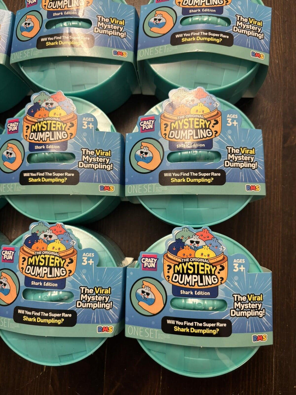 LOT OF 9 Original Mystery Dumpling Shark Edition Crazy Fun Viral RMS SHIPS FAST