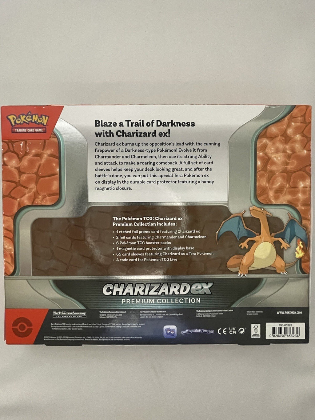 Pokémon TCG: Charizard ex Premium Collection Box - 6 Packs