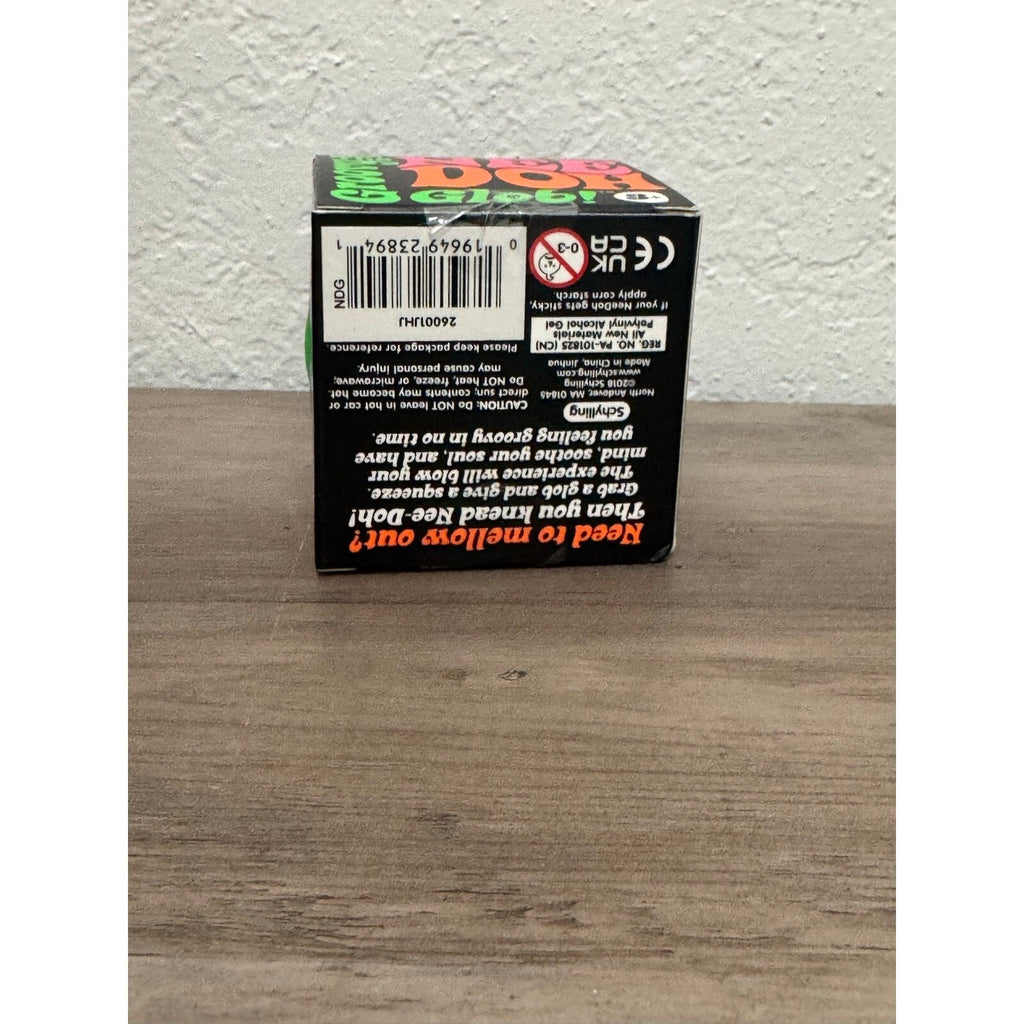 Schylling NeeDoh Original The Groovy Glob! Squishy Green Toy [New][Sealed]