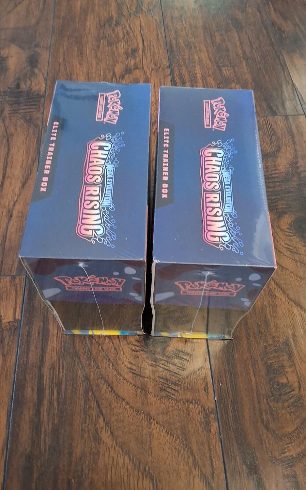 Pokemon Chaos Rising Elite Trainer Box ETB Mega Evolutions Sealed (Lot Of 2)