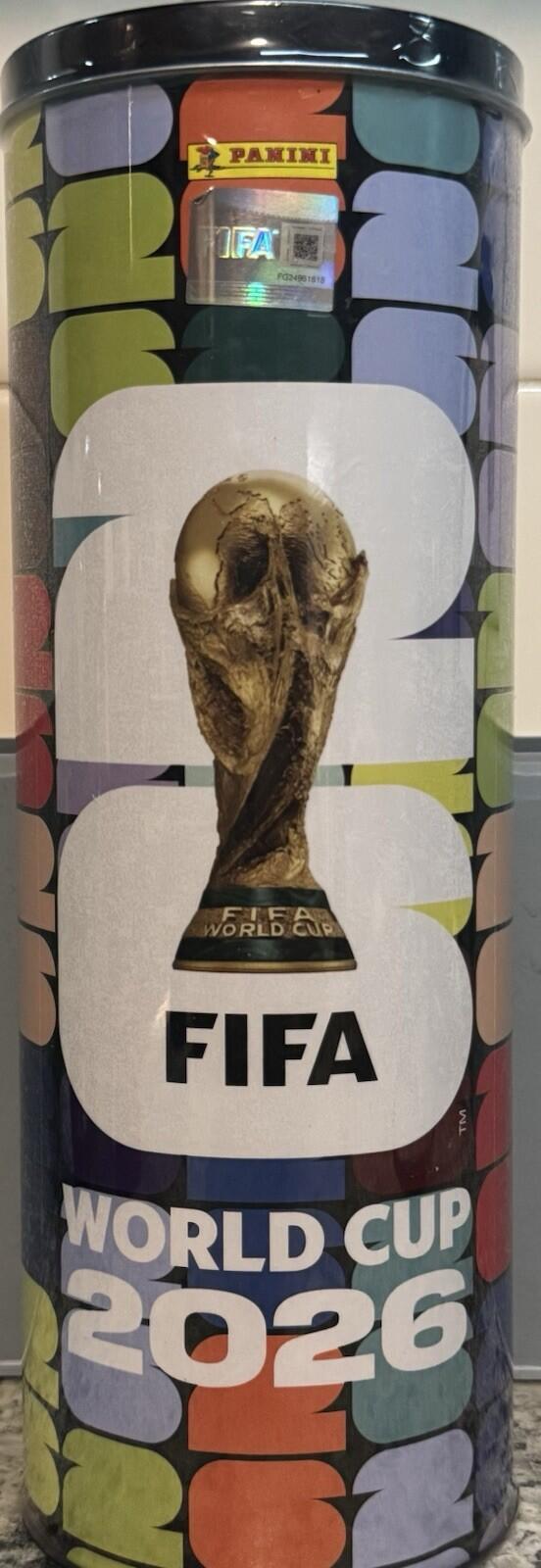 Panini World Cup 2026 Sticker Collection Tin Starter Kit Album Online Exclusive