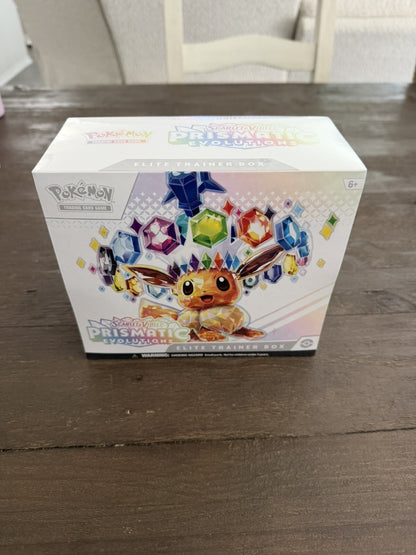 Pokemon TCG Prismatic Evolutions Elite Trainer Box ETB Lot of 3 Sealed