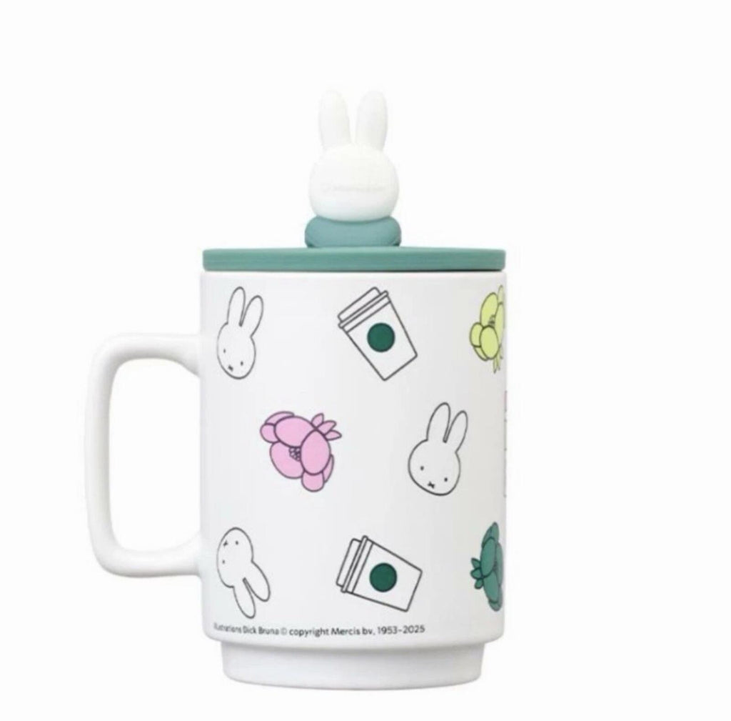 Starbucks Sanrio 2026 Forever Miffy Figurine Mug 355ml Cup Lid In Box NEW