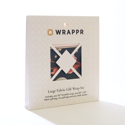 Large Fabric Gift Wrap Set
