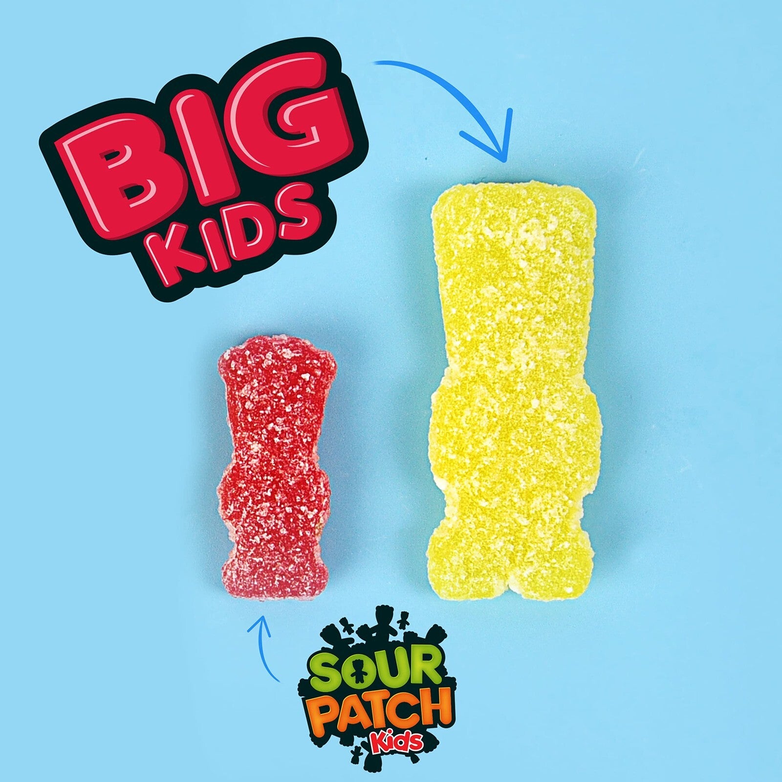 Sour Patch Kids Big Individually Wrapped Soft and Chewy Candy, 240 Count