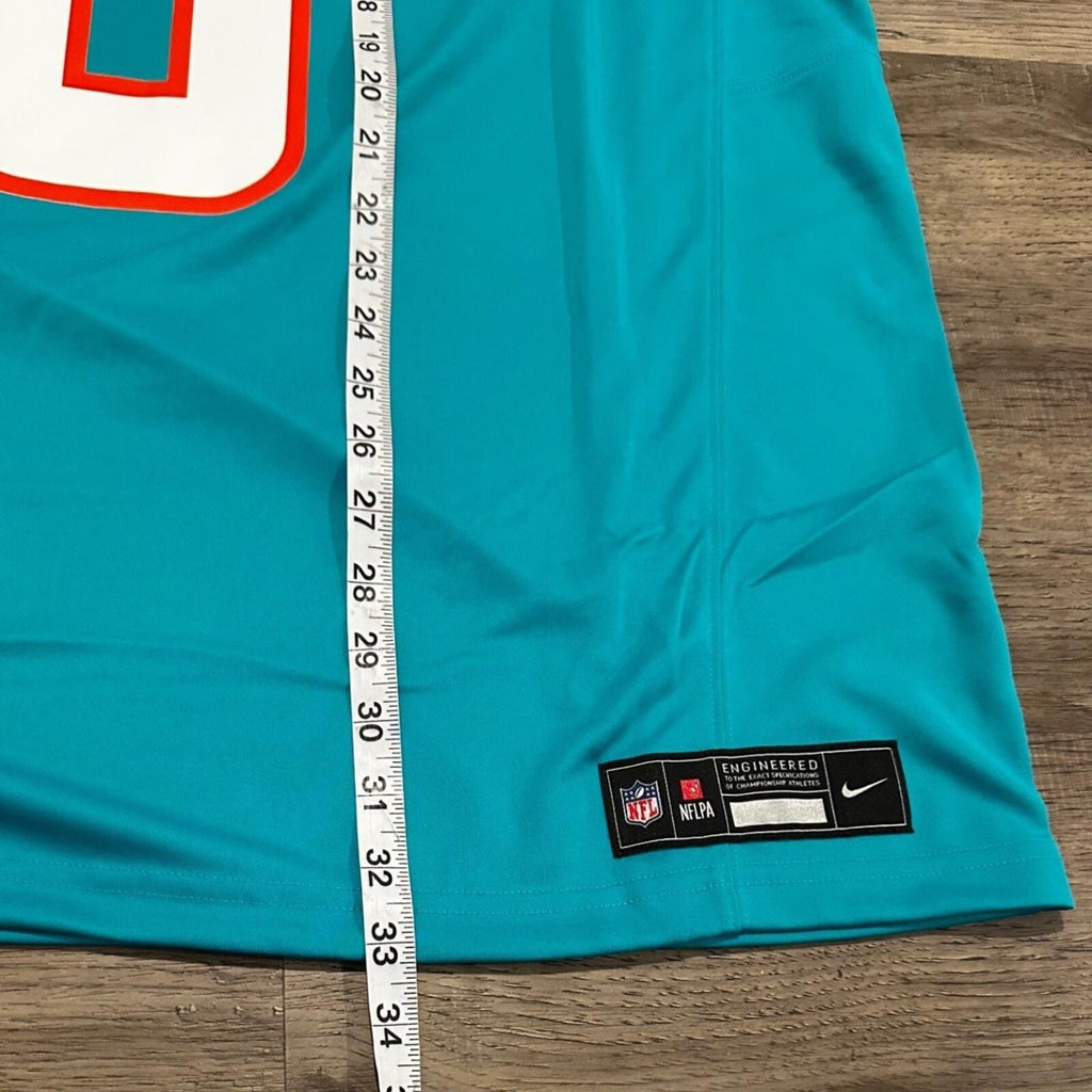 Nike Miami Dolphins Tyreek Hill #10 Aqua Football Jersey Mens Size 3XL NWT
