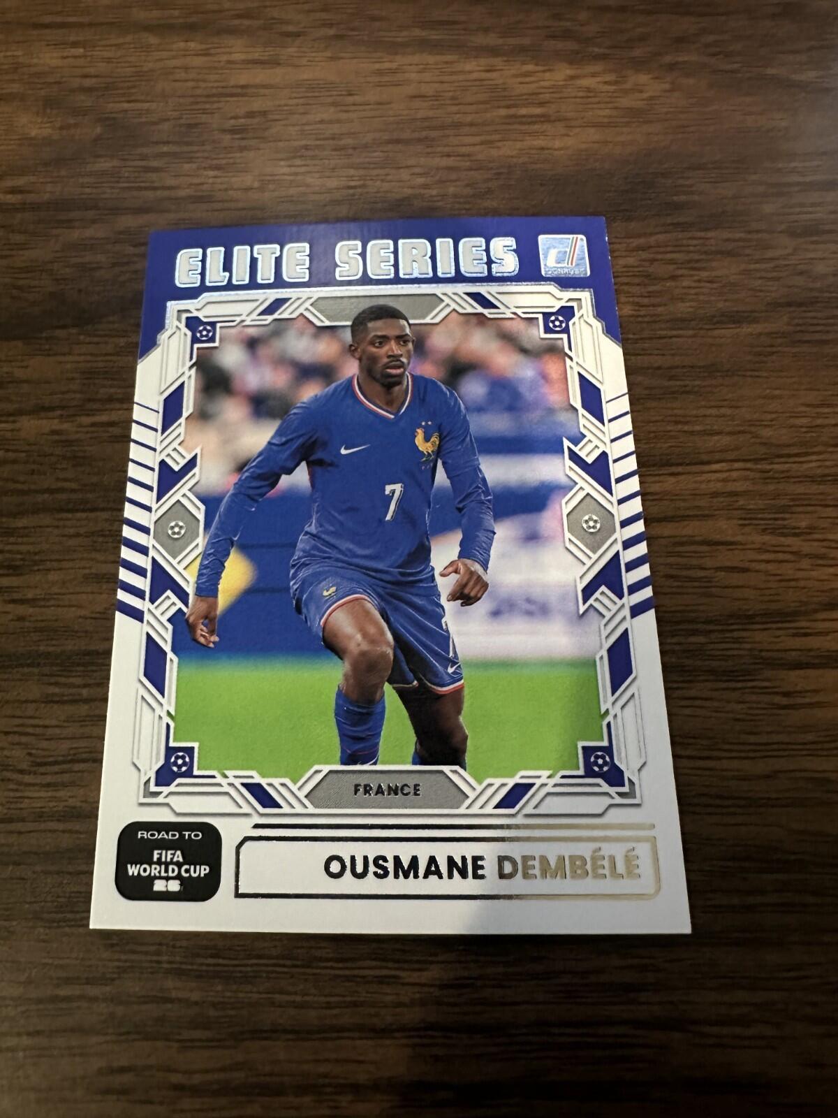 Ousmane Dembele 2026 Donruss Road to FIFA World Cup Elite Series Silver
