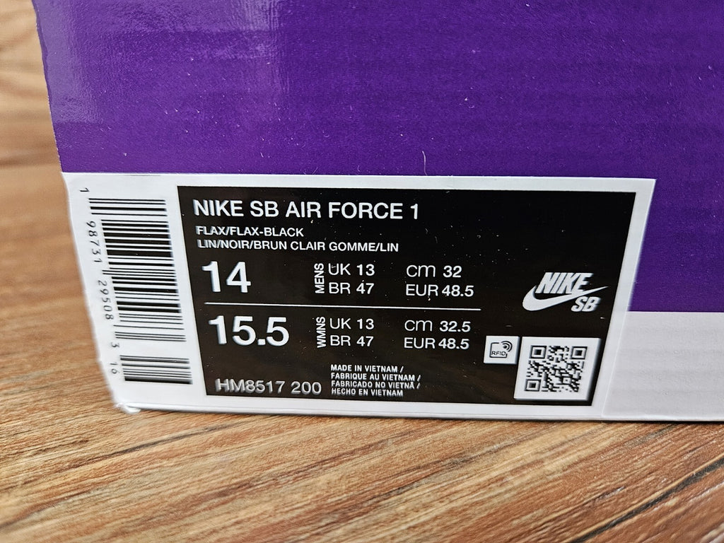 Nike Air Force 1 Low SB Flax Shoes HM8517-200