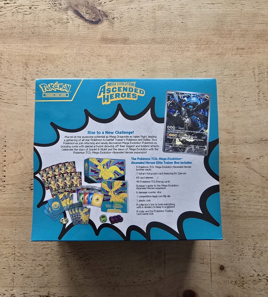 Pokemon Ascended Heroes ETB Elite Trainer Box - Brand New & Factory Sealed