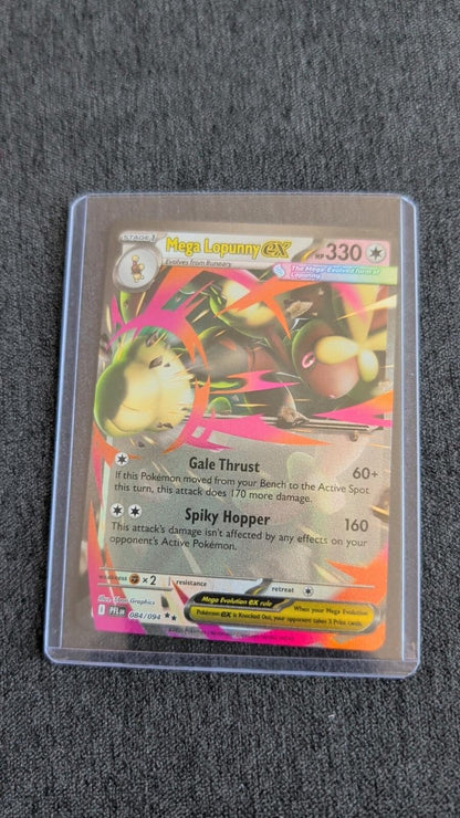 Mega Lopunny ex 084/094 Double Rare Phantasmal Flames Pokemon Holo Near Mint