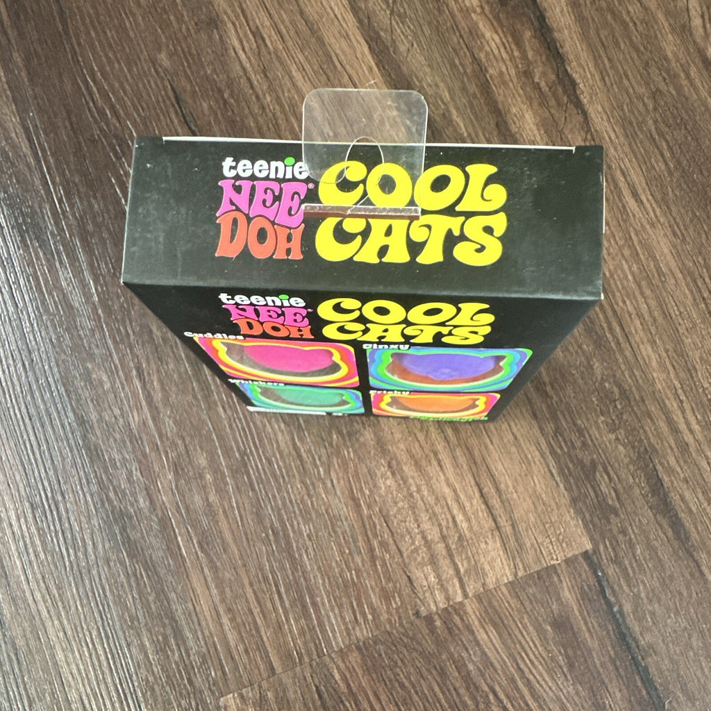 Schylling Teenie NeeDoh Cool Cats Tactile Squeeze Toy Set, 3+, 25112NAB