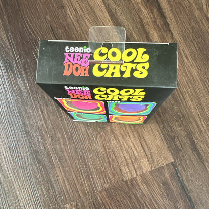 Schylling Teenie NeeDoh Cool Cats Tactile Squeeze Toy Set, 3+, 25112NAB