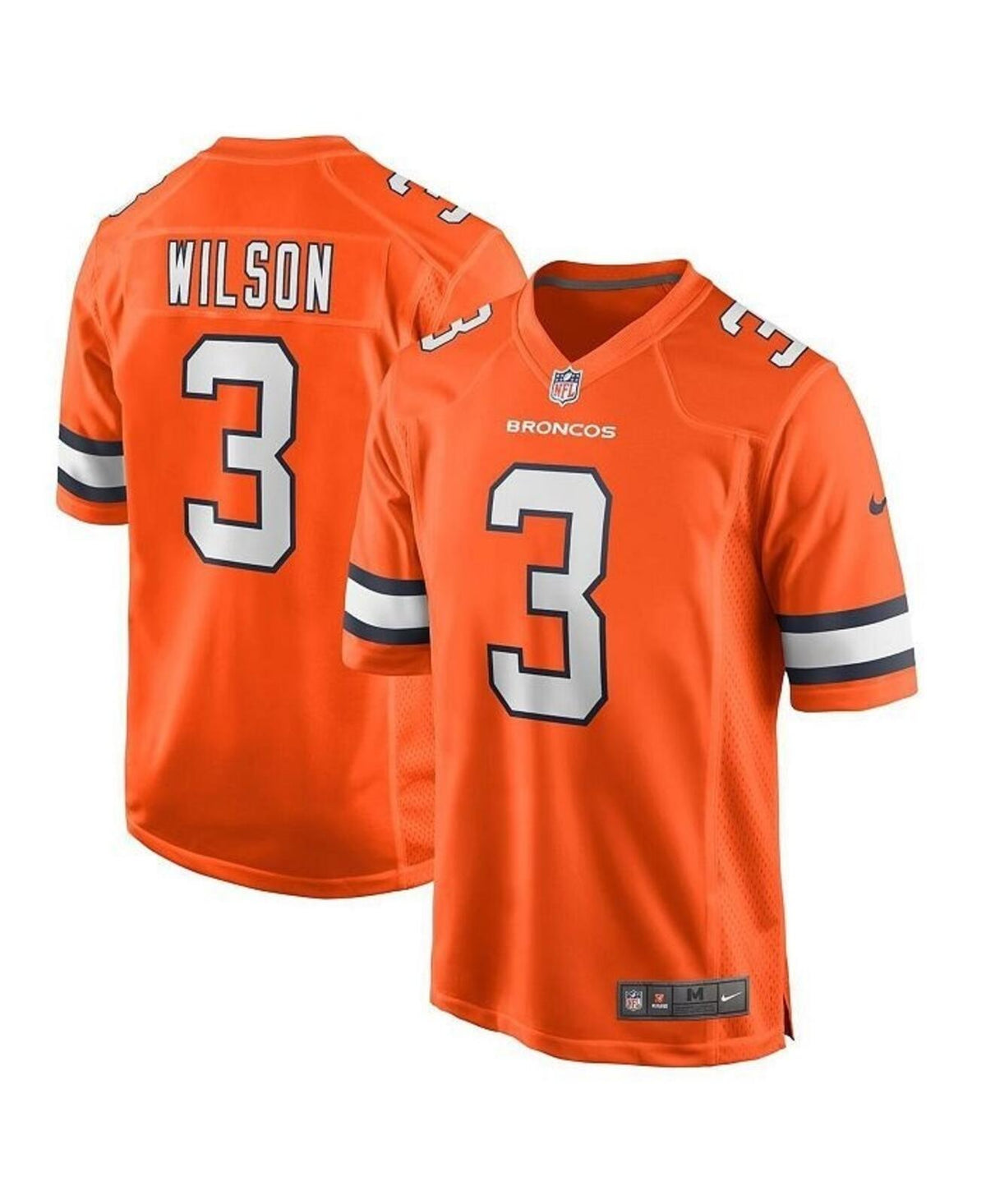 NWT $128 Men’s 2XL Russell Wilson Denver Broncos Nike Alternate Jersey AUTHENTIC