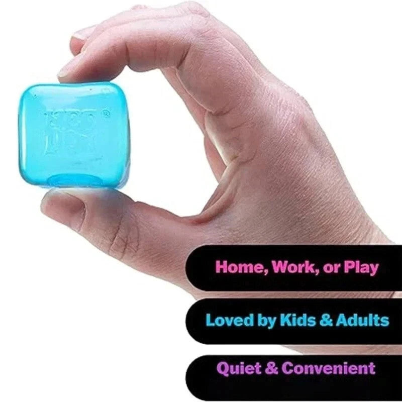 NeeDoh Nice Ice Baby Small Cube Fidget Squish Toy Nee Doh Mini Squeeze Ball NEW