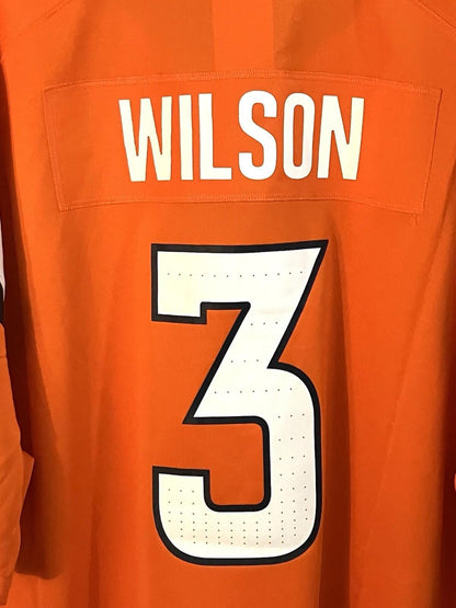 Nike NFL Denver Broncos Russell Wilson #3 Men’s 3XL Orange Jersey New