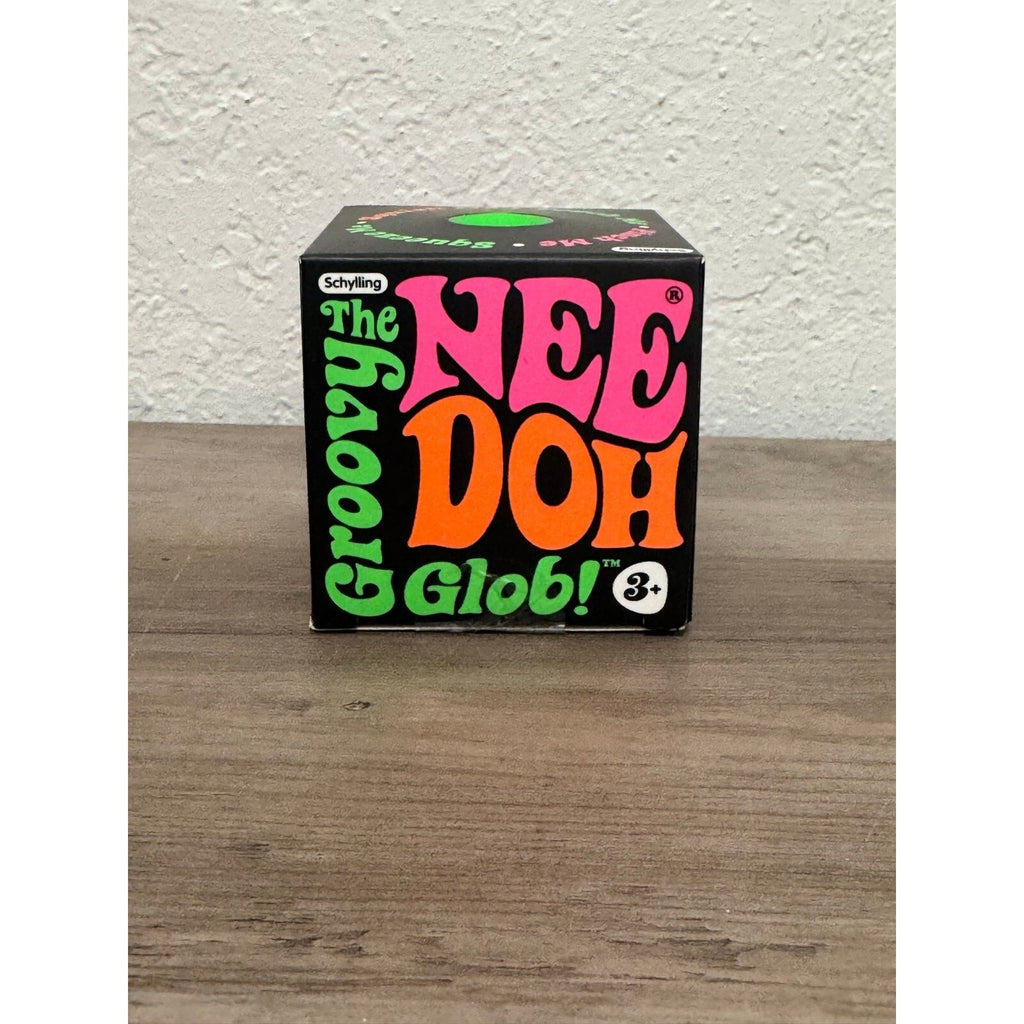 Schylling NeeDoh Original The Groovy Glob! Squishy Green Toy [New][Sealed]