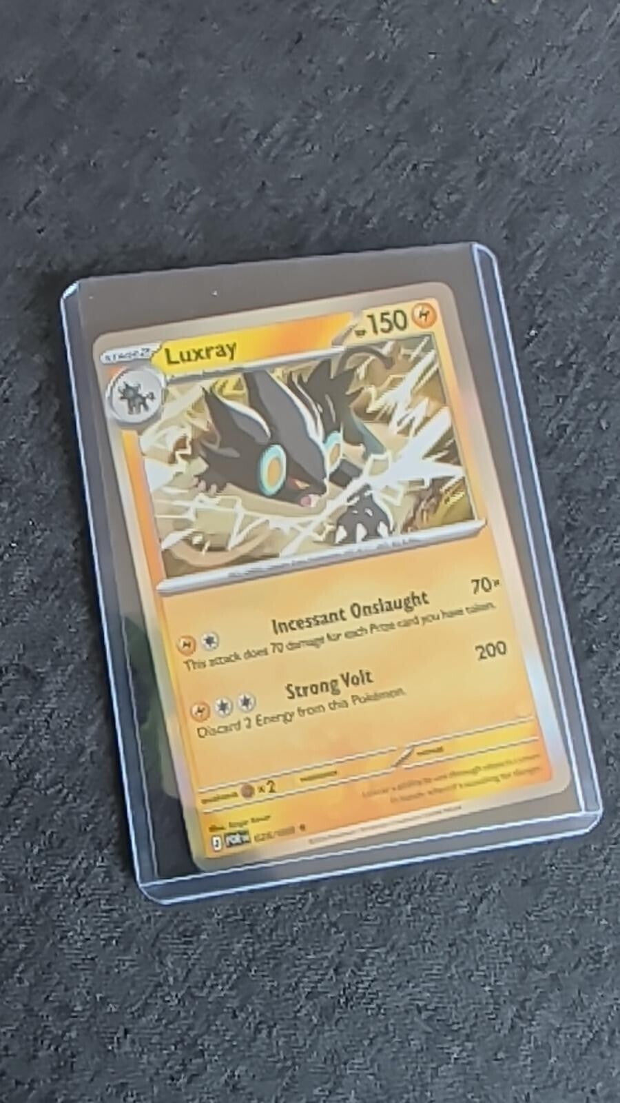 LUXRAY 028/088 RARE PERFECT ORDER POKEMON HOLO NEAR MINT