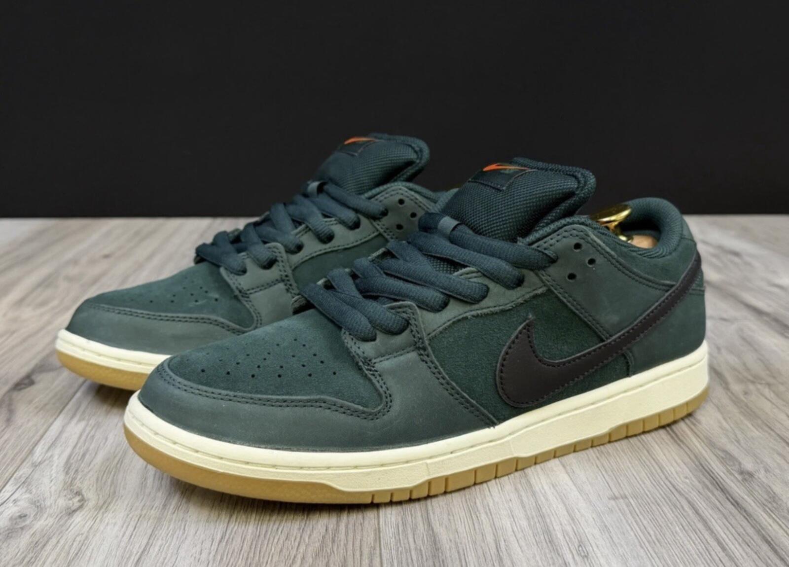 Nike SB Dunk Low Pro Deep Fir Black Fir Mens 15
