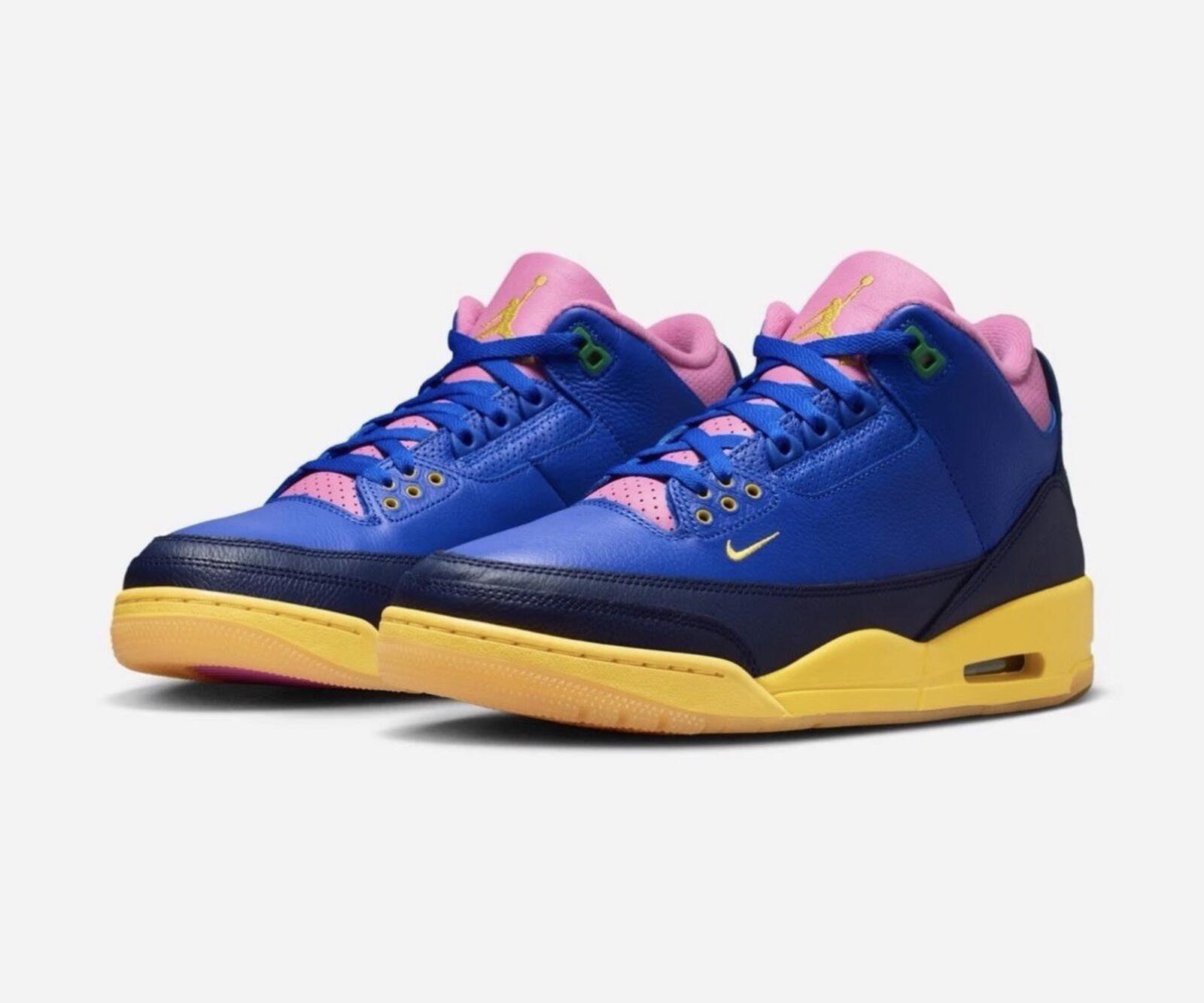 Air Jordan 3 Retro OG "Brazil" Racing Blue IV4871-400 Size 15