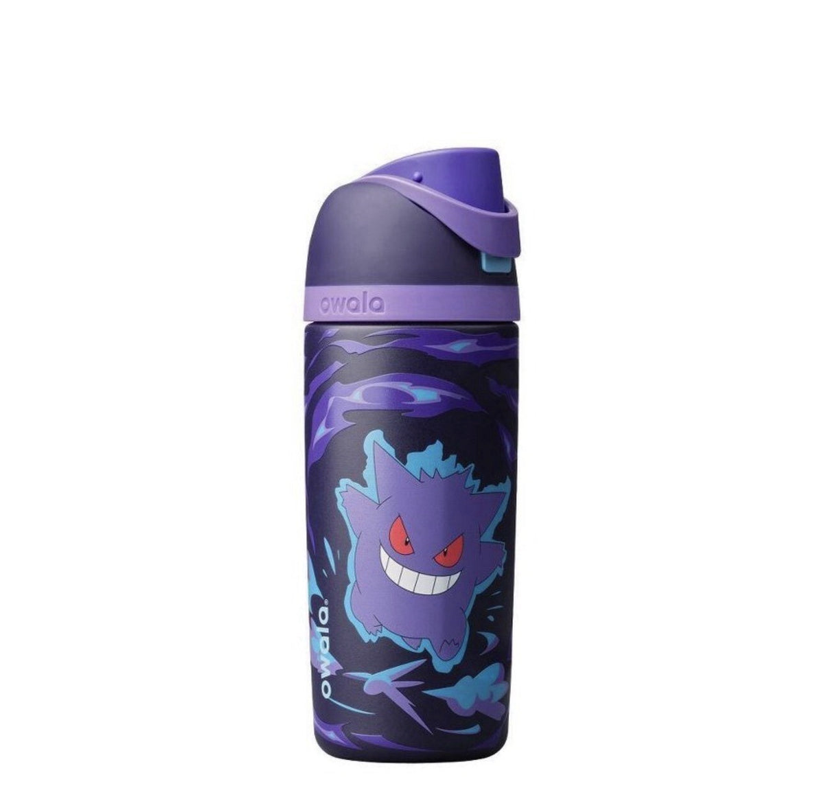POKÉMON x OWALA FreeSip 24 oz Purple/Black Stainless Steel Water Bottle Gengar