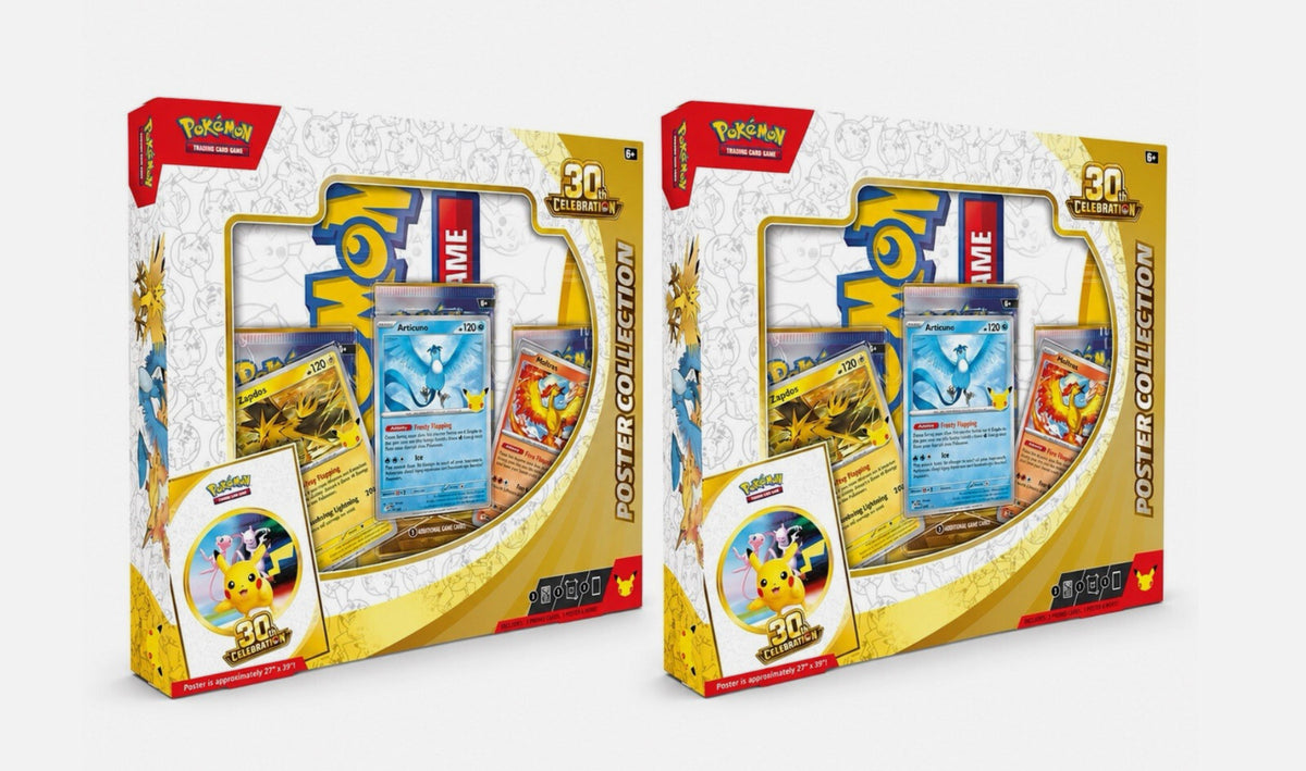 Pokémon 30th Anniversary Poster Collection Ships 9/16 2x Sealed PRESALE CONFIRM