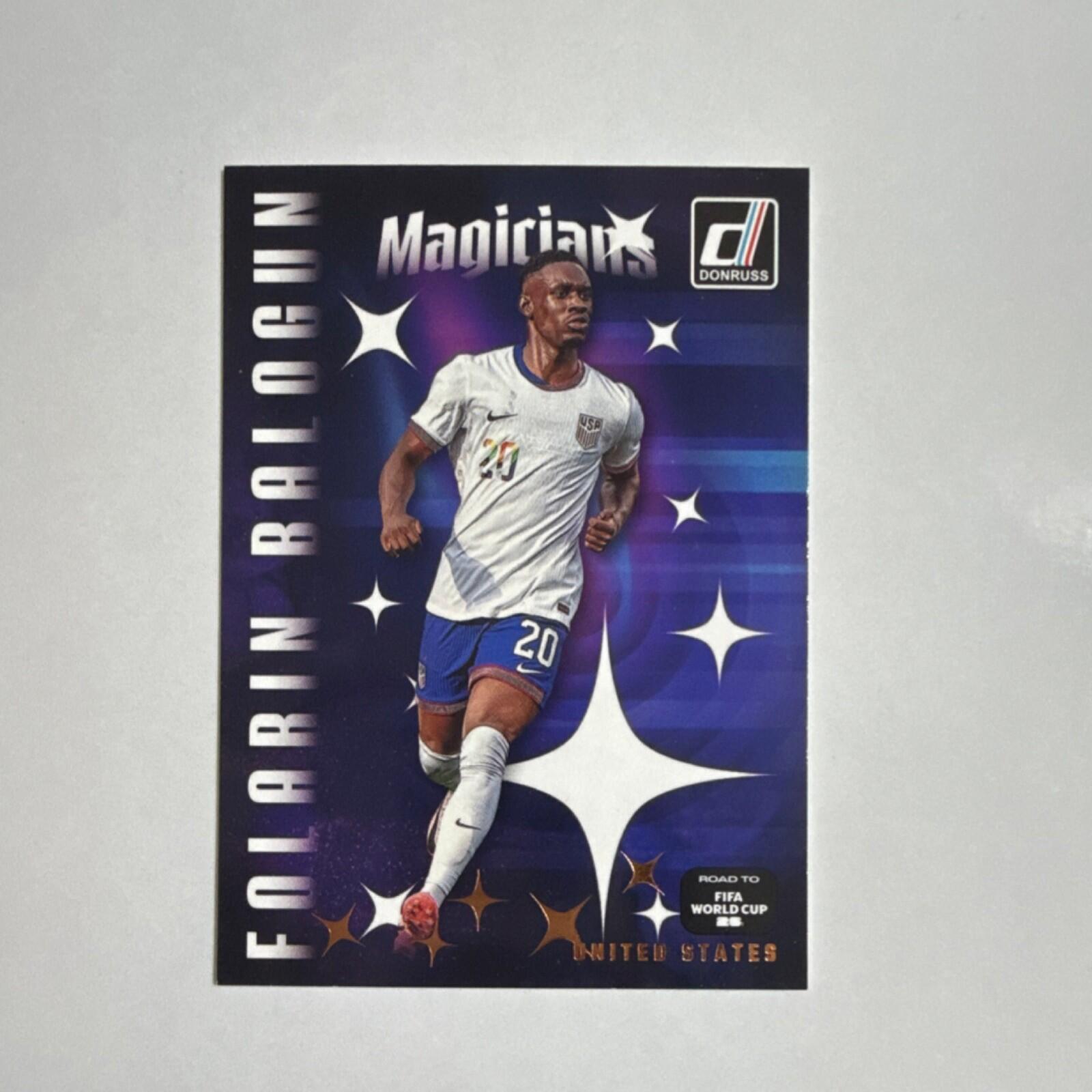 Panini Donruss Magicians 2025-26 Soccer Card Lot Paz Balogun Rodrygo Silva Eze …
