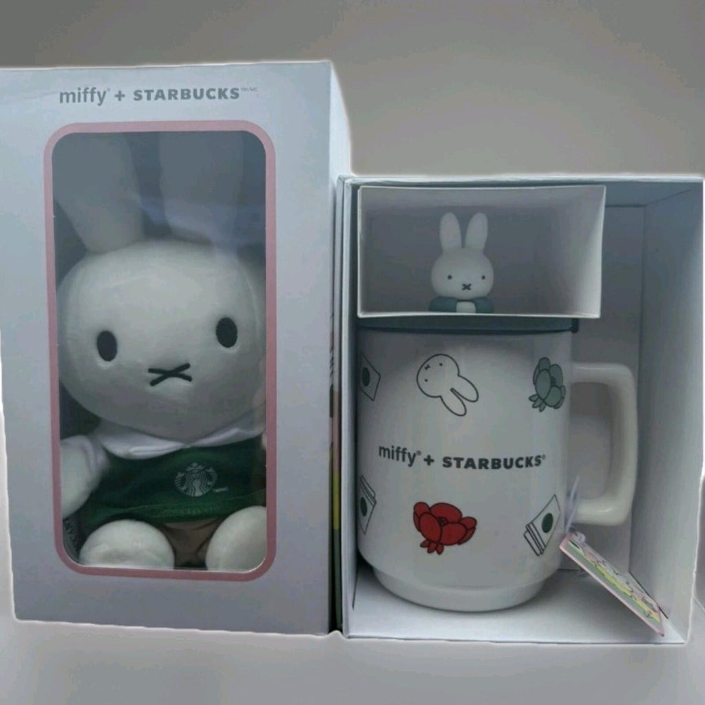Starbucks Miffy Plush & Coffee Mug Set