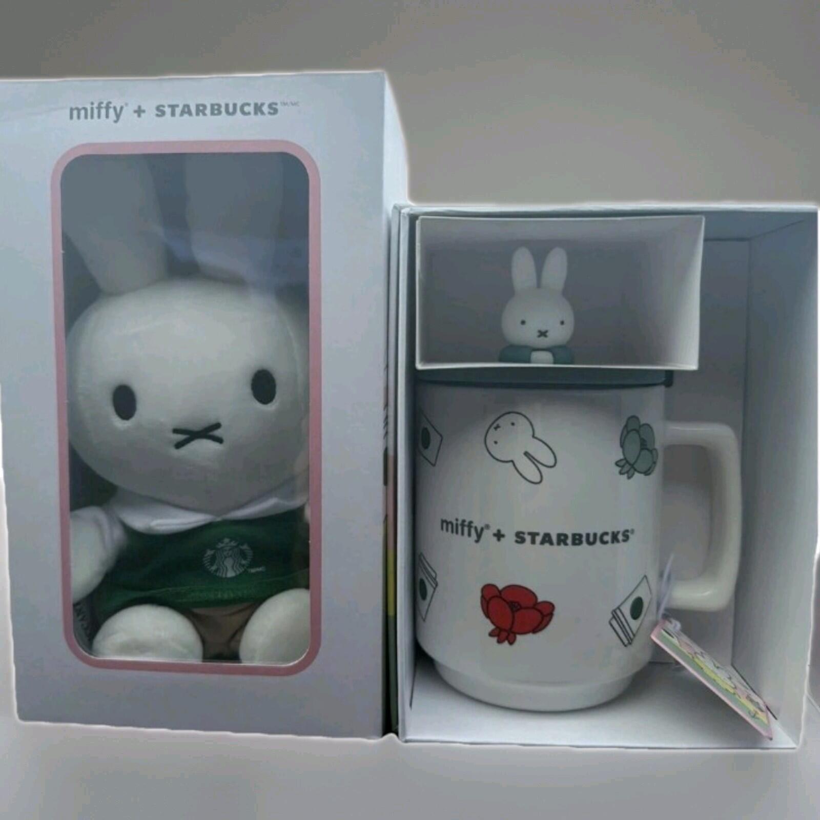 Starbucks Miffy Plush & Coffee Mug Set