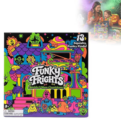 Schylling Nee-Doh 2026 Funky Frights Squish-O-Ween 13-Piece Countdown Calendar