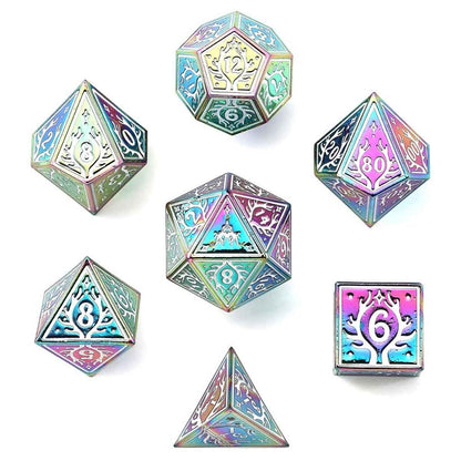 Solid Metal Dice Set for Creative Gaming Adventures