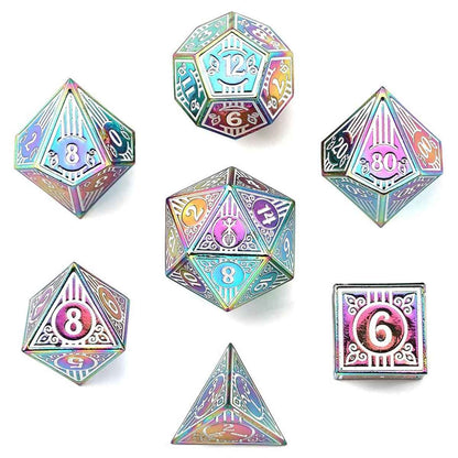 Solid Metal Dice Set for Creative Gaming Adventures