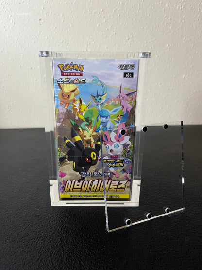 Premium Japanese One Piece/Dragon Ball Super Fusion World/Korean Pokemon Booster Box Protective Display Acrylic Case Version 2