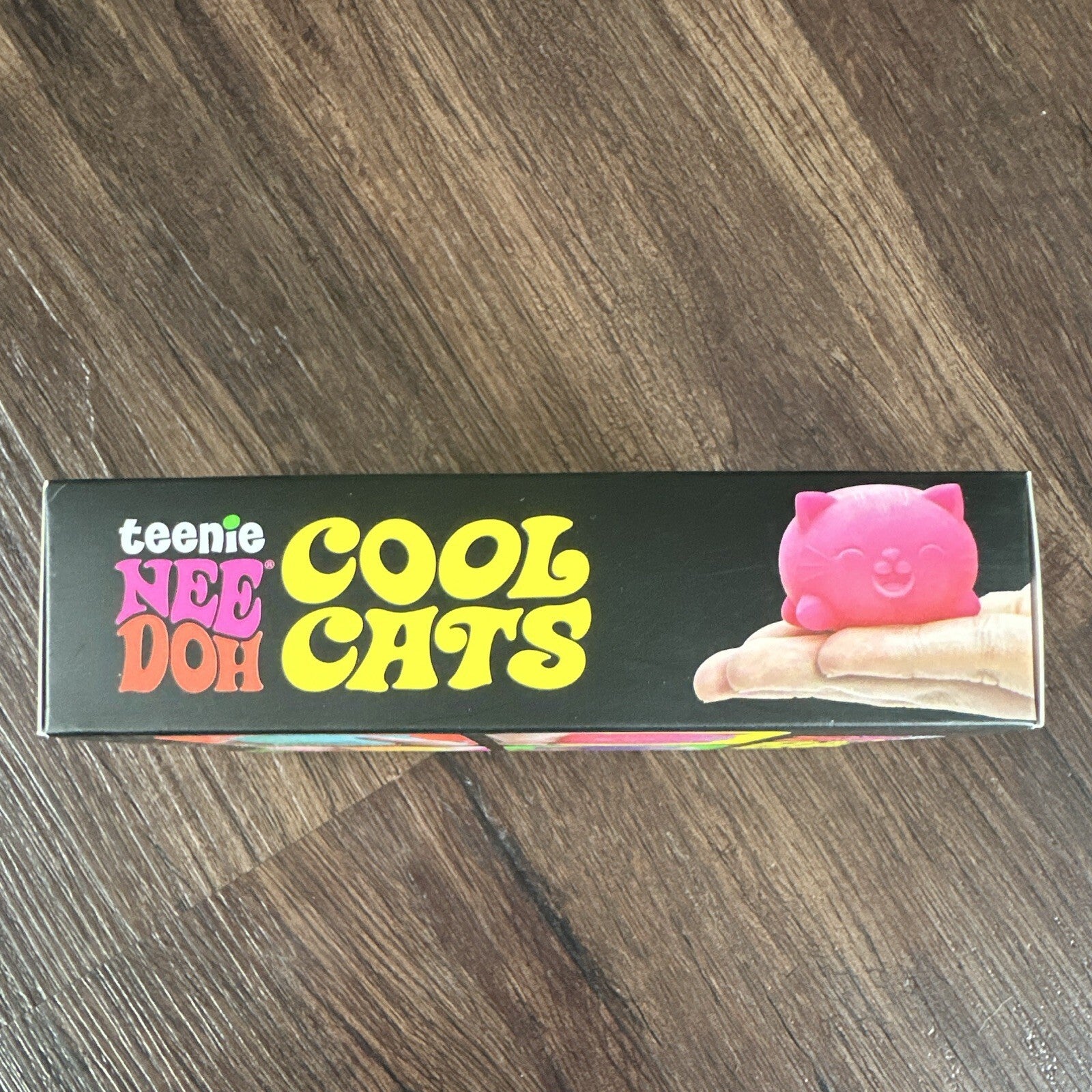 Schylling Teenie NeeDoh Cool Cats Tactile Squeeze Toy Set, 3+, 25112NAB