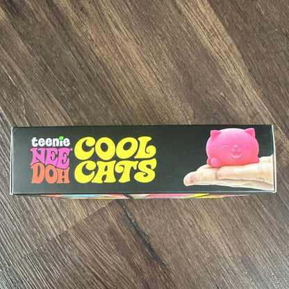 Schylling Teenie NeeDoh Cool Cats Tactile Squeeze Toy Set, 3+, 25112NAB