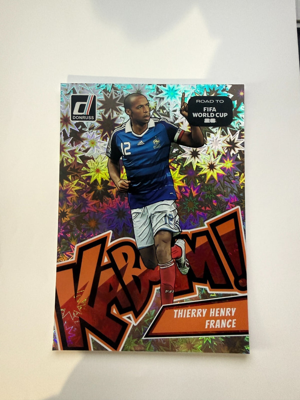 2025-26 Donruss Road To World Cup JUMBO/OVERSIZE Kaboom Thierry Henry - France