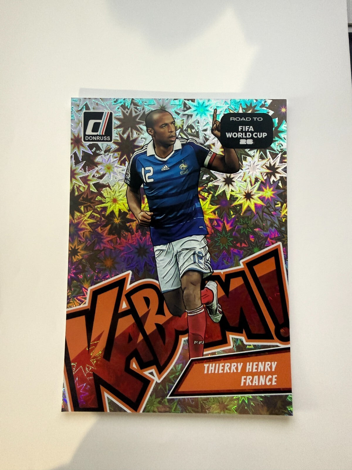 2025-26 Donruss Road To World Cup JUMBO/OVERSIZE Kaboom Thierry Henry - France