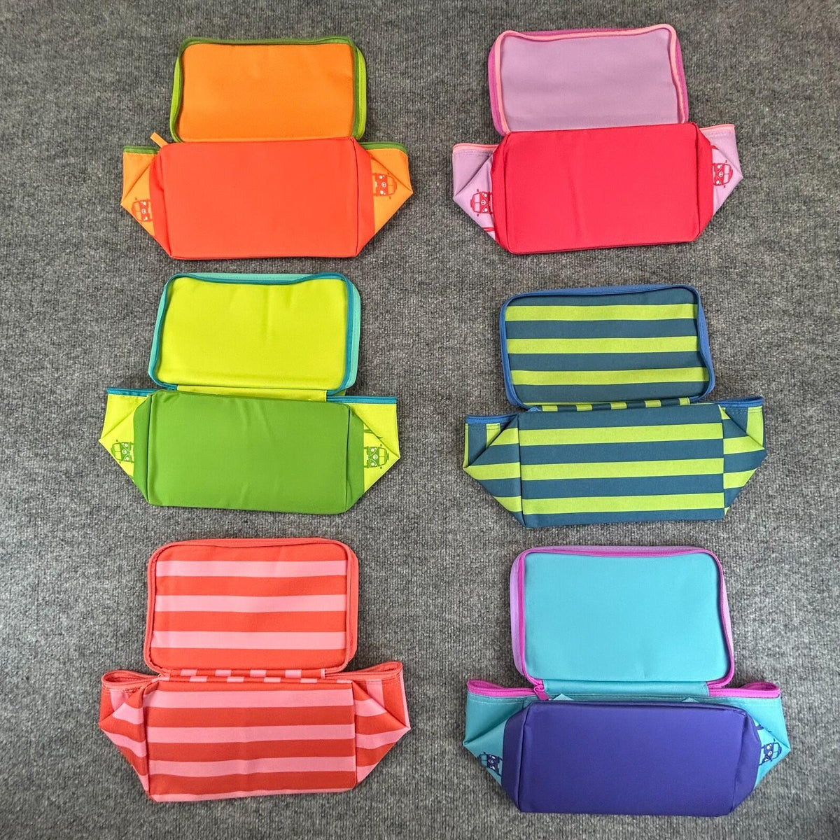 Trader Joes Mini Insulated Tote Bag Set of 6 Cooler Lunch Bags Summer 2026 NWT