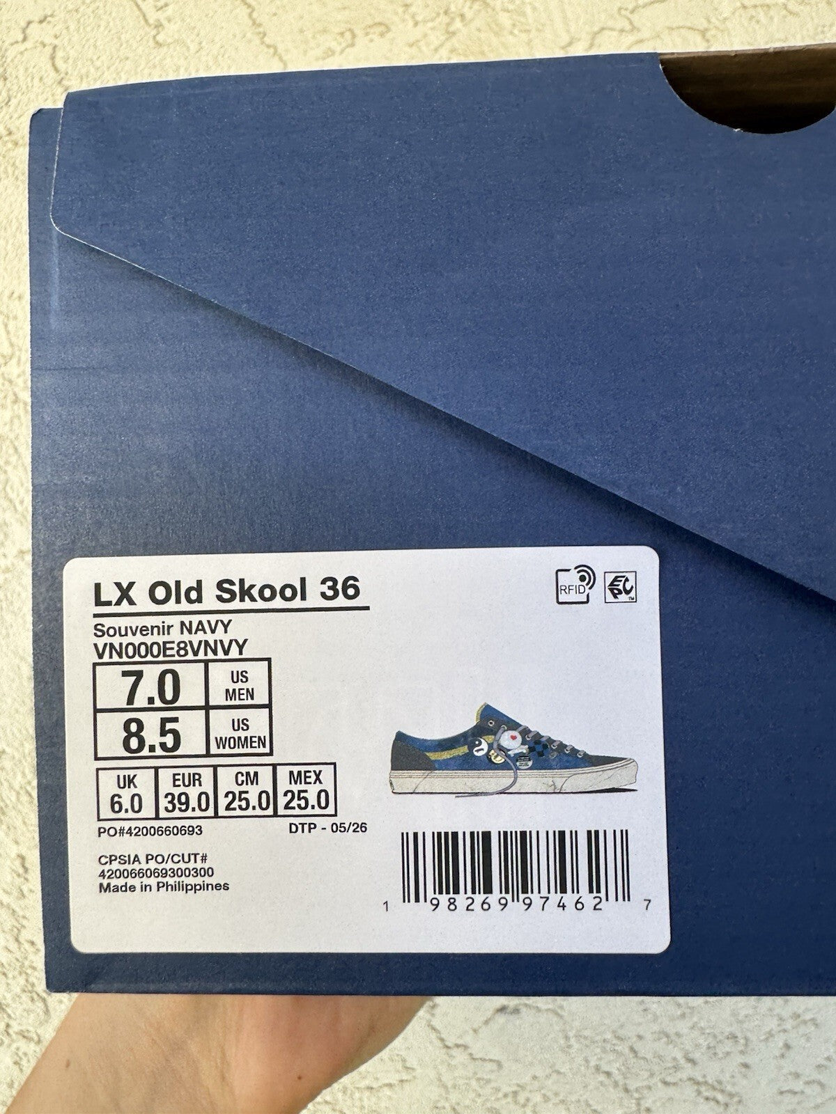 Vans Souvenir Old Skool 36 Navy  (VN000E8VNVY) - Size 7M/8.5W - SHIPS ASAP 📦