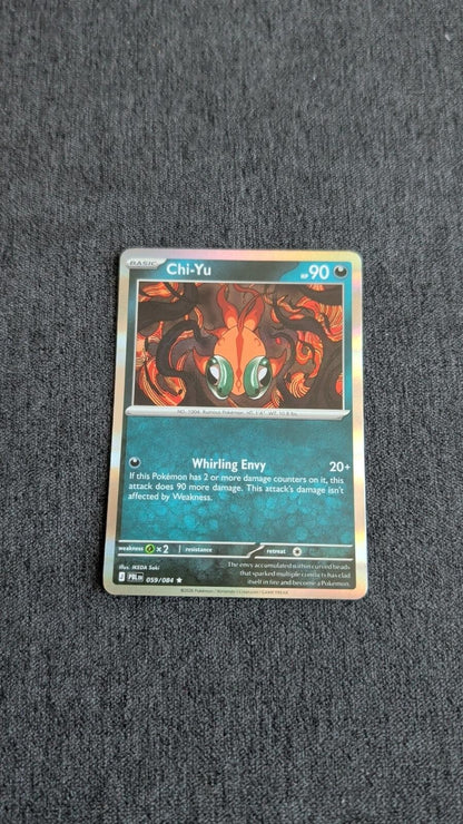 Chi-Yu 059/084 Rare Pitch Black Pokemon Holo Near Mint