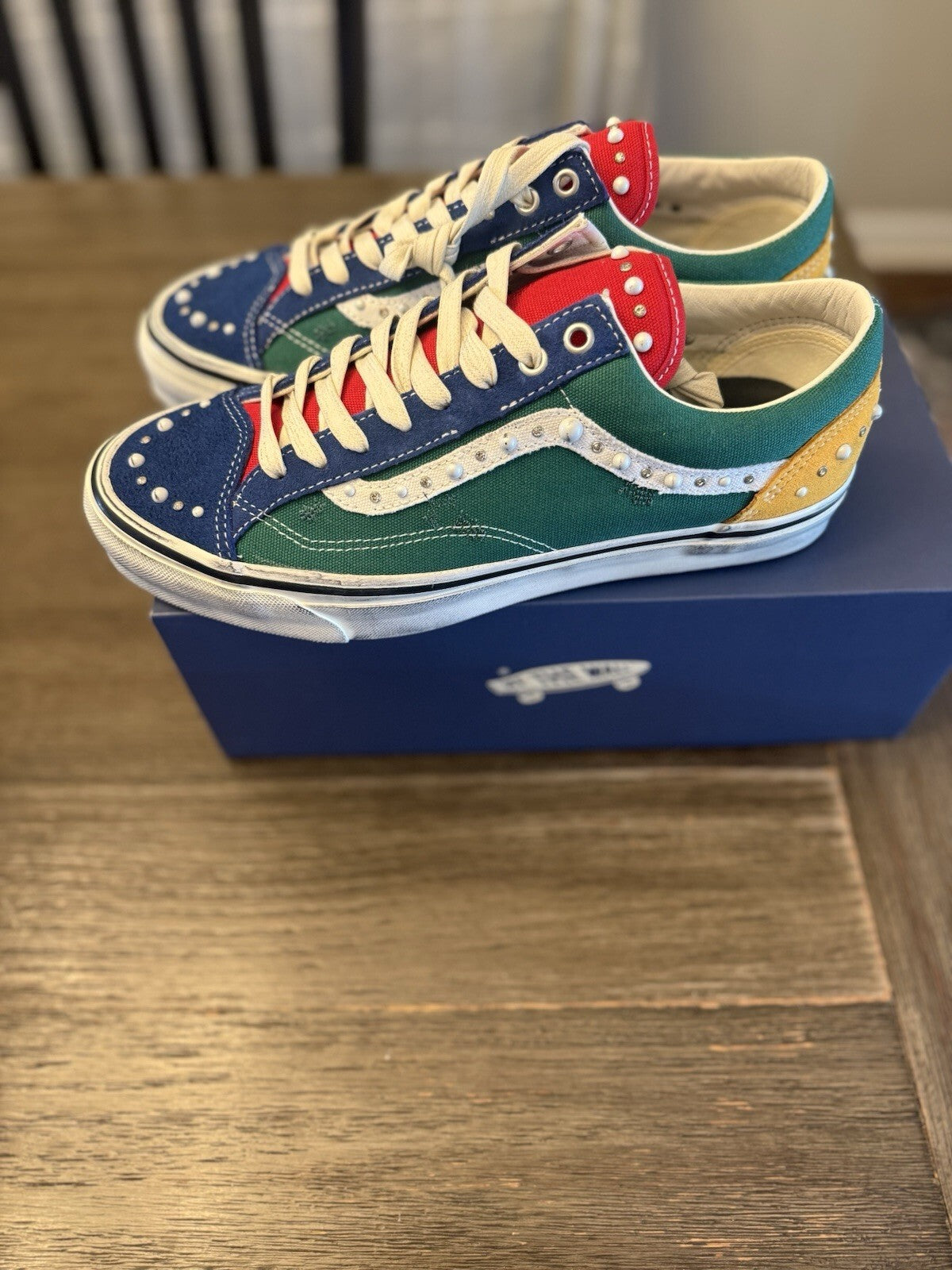 Vans Premium Old Skool 36 Pearlized Pack Yacht Club 10.5M IN-HAND 🔥🔥