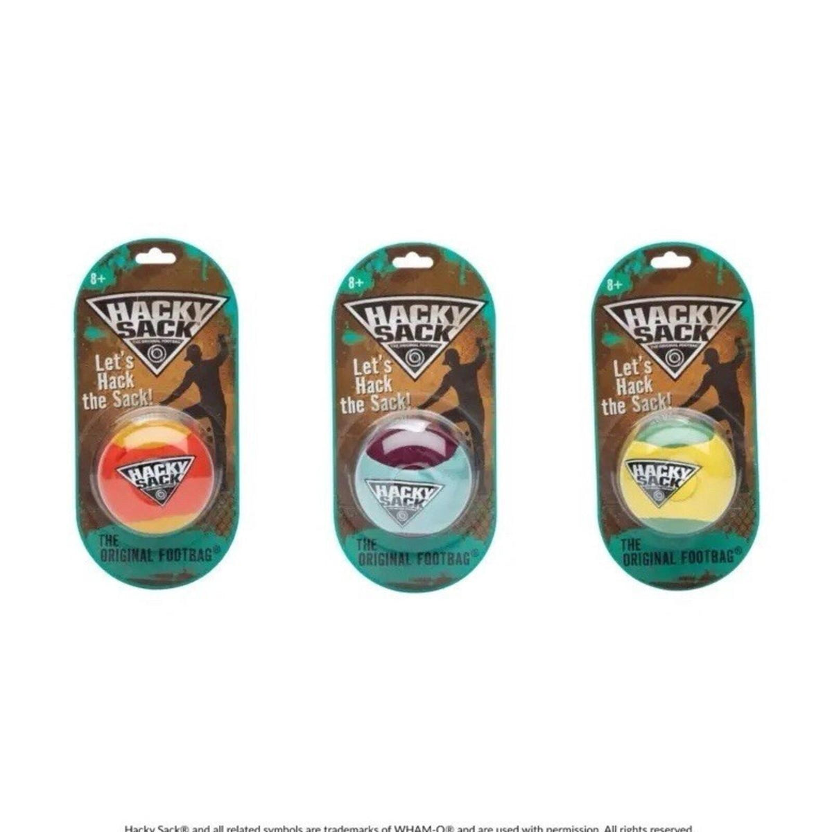 The original Hacky Sack footbag 3 pack