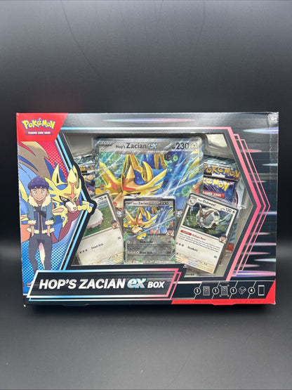 Pokemon TCG Hop’s Zacian ex Box 4 Booster Packs Promo NEW Factory Sealed