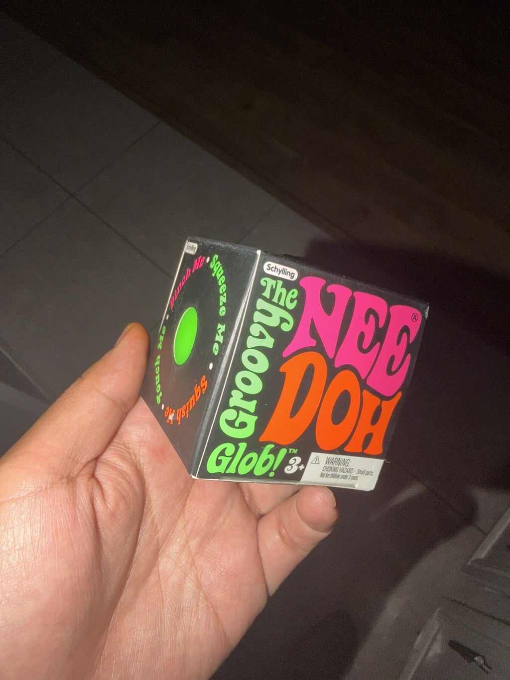 Schylling Nee Doh Groovy Glob GREEN Stress Reliever Squeeze Ball