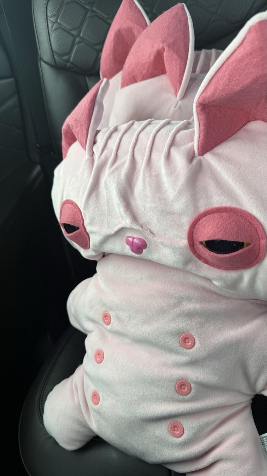 NEW FUGGLER XL 18" WRINKLE  MC STINKLES BRAND NWT PINK PLUSH