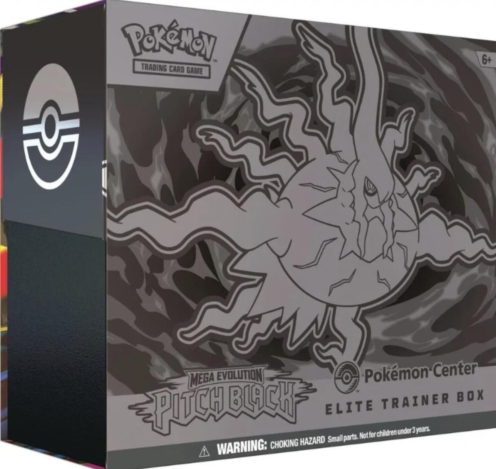 ✅ PRESALE Pokemon Center Pitch Black Elite Trainer Box ETB Factory Sealed