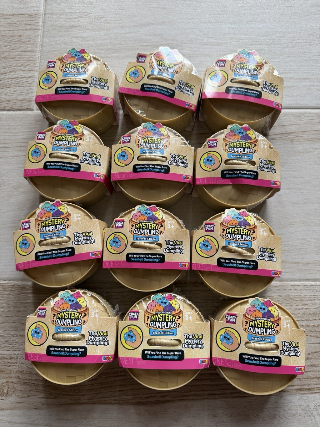 12x RMS Crazy Fun Seashell Edition Mystery Dumpling Lot of 12 SEALED SHIPS ASAP