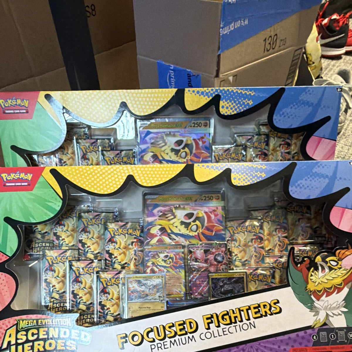 Pokémon TCG Mega Evolution Ascended Heroes Focused Fighters Premium x2